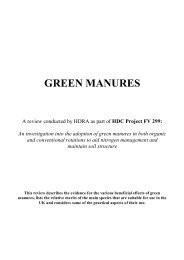 Green Manures booklet - Institute of Organic Training and Advice