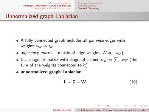 Self-Organizing Maps, Principal Components and Non-negative ...