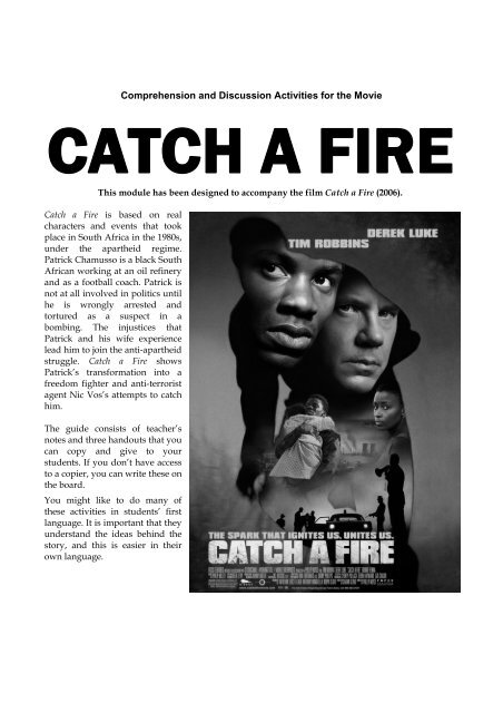 Catch a Fire - The Curriculum Project