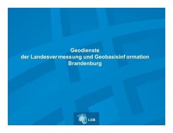 Geodienste der Landesvermessung und ... - VSVI