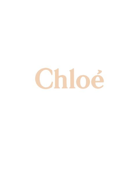 Edition Anniversaire Chloe