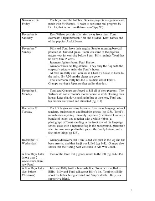 Under the Blood-Red Sun Study Guide Prepared by: Conflict ...