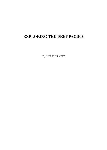 Exploring The Deep Pacific Science Engineering Library
