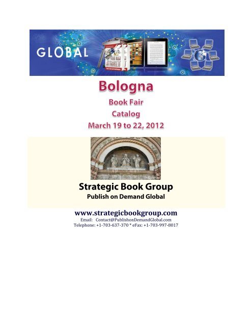 Advance Information Sheet - Strategic Book Group