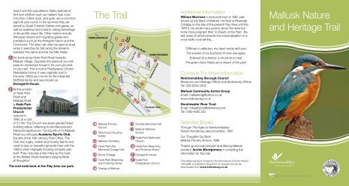 Mallusk Heritage Walking Trail - Newtownabbey Borough Council