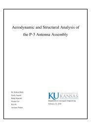 Aerodynamic and Structural Analysis of the P-3 - Center for Remote ...