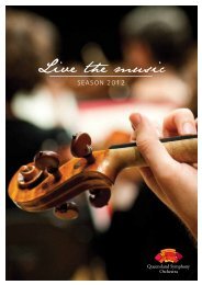 Live the music - Queensland Symphony Orchestra