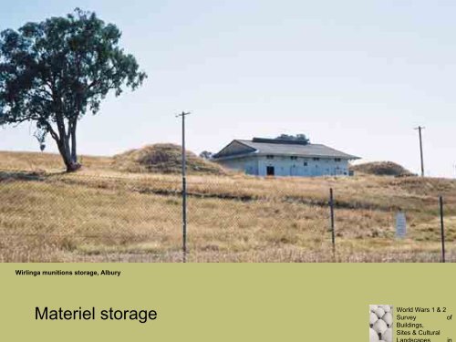 The War at Home: identification of war sites in ... - Australia ICOMOS