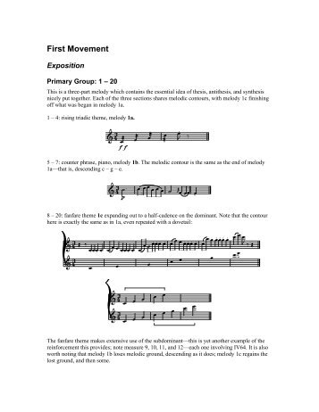 Haydn Symphony No. 82 "L'Ours" (PDF) - Scott Foglesong