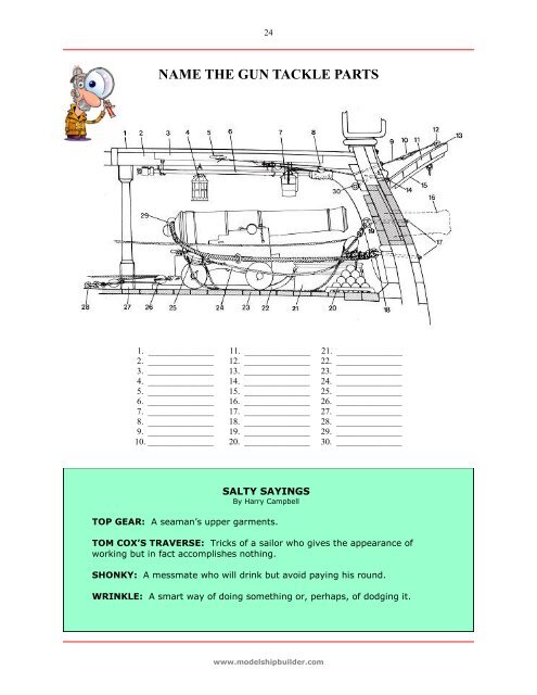 April - Model Ship Builder