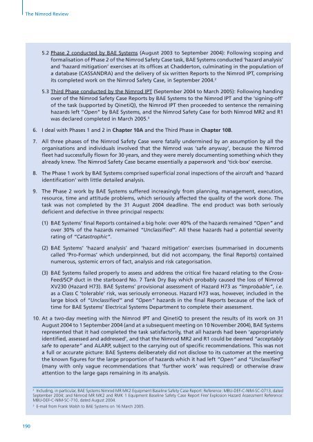 The Nimrod Review - Official Documents