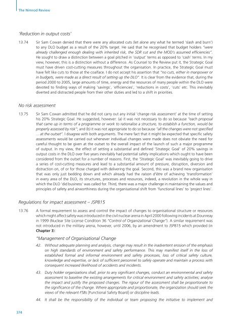 The Nimrod Review - Official Documents