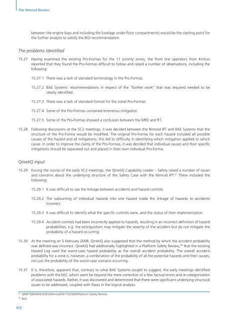 The Nimrod Review - Official Documents