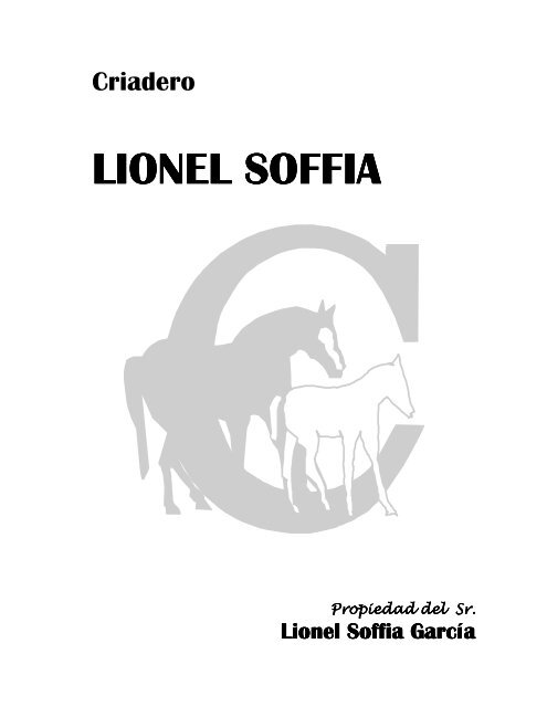 criadero lionel soffia.pdf - criadores fina sangre de carrera sa