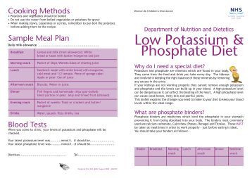 What are some good recipes for a low-potassium diet?