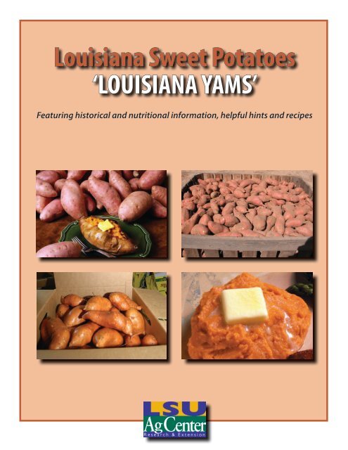 Louisiana Sweet Potatoes 'LOUISIANA YAMS' - The LSU AgCenter