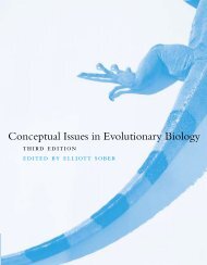 Conceptual Issues in Evolutionary Biology - Biolozi.net