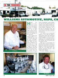 WILLIAMS AUTOMOTIVE, NAPA, CAL - ATRA