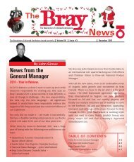 News from the General Manager (Continued) - Bray Controls