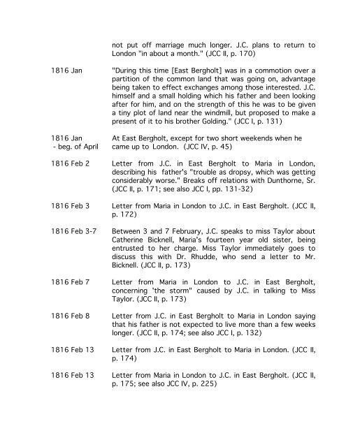 John Constable: Toward a Complete Chronology. - Reed College