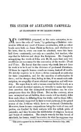 THE SYSTEM OF ALEXANDER CAMPBELL: - R.L. Dabney Archive