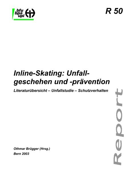 Inline-Skating: Unfallgeschehen und -prävention ... - BfU