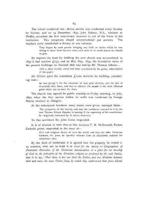 Midland Churches: A History of the Congregations on - General ...