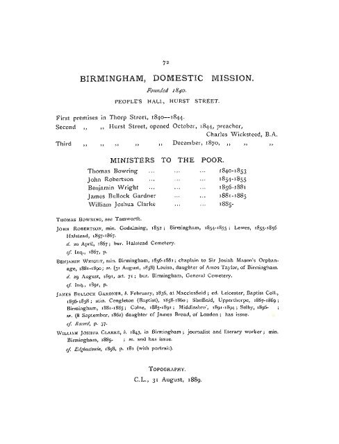 Midland Churches: A History of the Congregations on - General ...