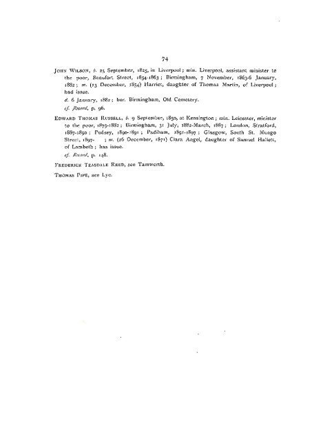 Midland Churches: A History of the Congregations on - General ...