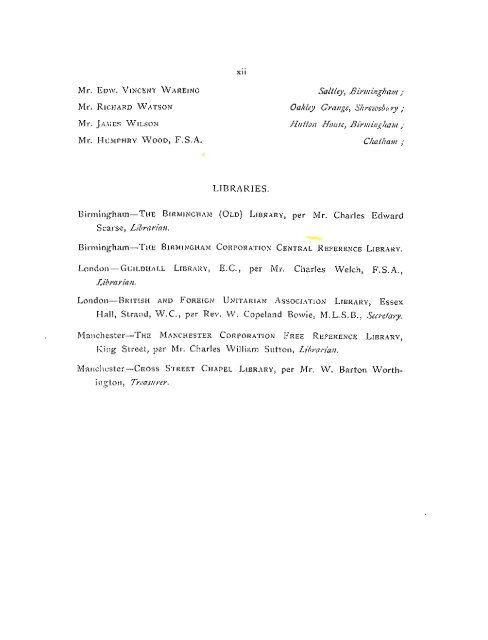 Midland Churches: A History of the Congregations on - General ...