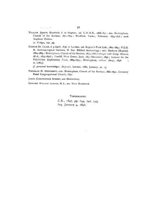 Midland Churches: A History of the Congregations on - General ...