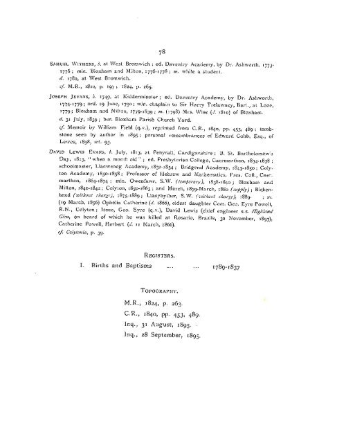 Midland Churches: A History of the Congregations on - General ...