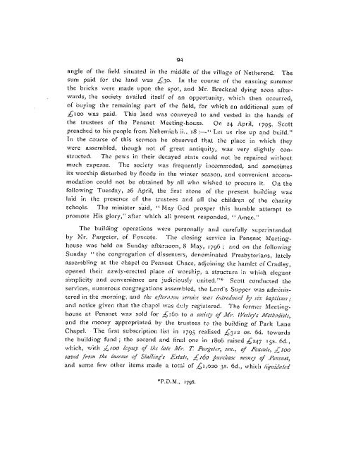 Midland Churches: A History of the Congregations on - General ...