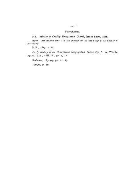 Midland Churches: A History of the Congregations on - General ...