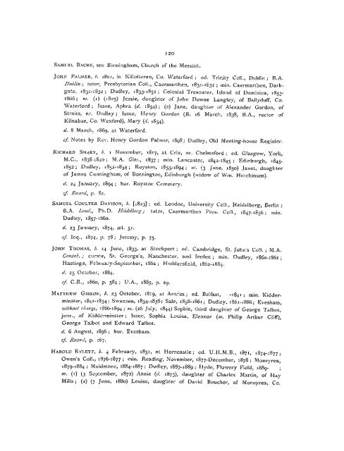 Midland Churches: A History of the Congregations on - General ...