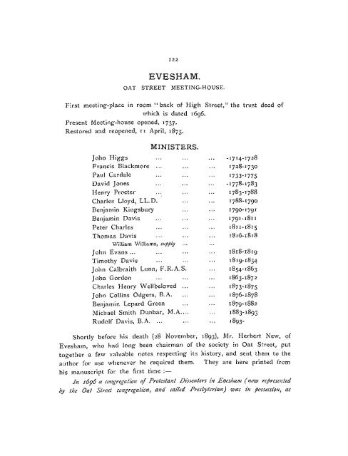 Midland Churches: A History of the Congregations on - General ...