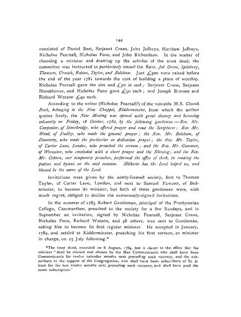 Midland Churches: A History of the Congregations on - General ...