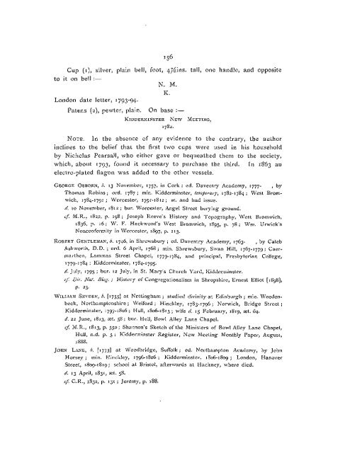 Midland Churches: A History of the Congregations on - General ...