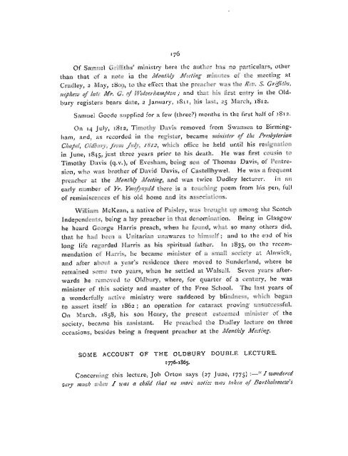 Midland Churches: A History of the Congregations on - General ...