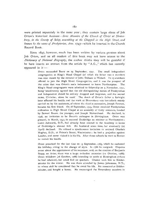 Midland Churches: A History of the Congregations on - General ...