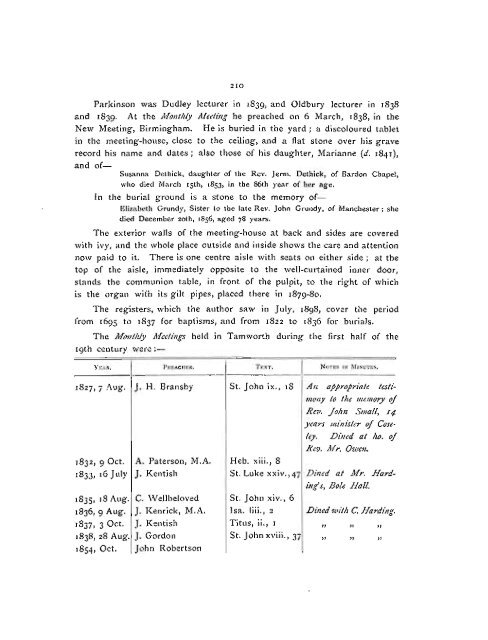 Midland Churches: A History of the Congregations on - General ...