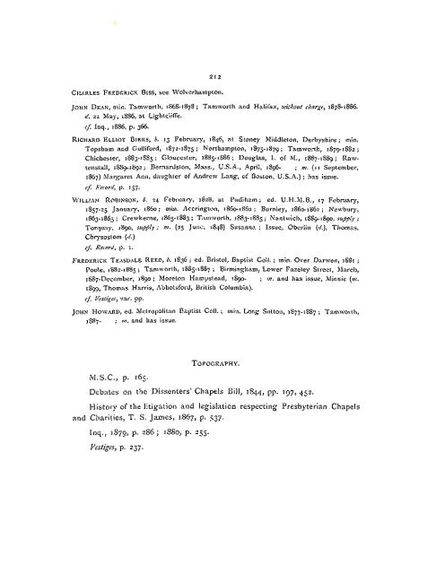 Midland Churches: A History of the Congregations on - General ...