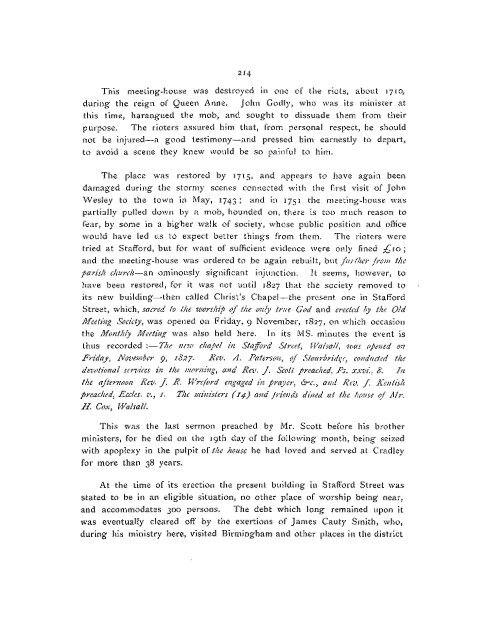 Midland Churches: A History of the Congregations on - General ...