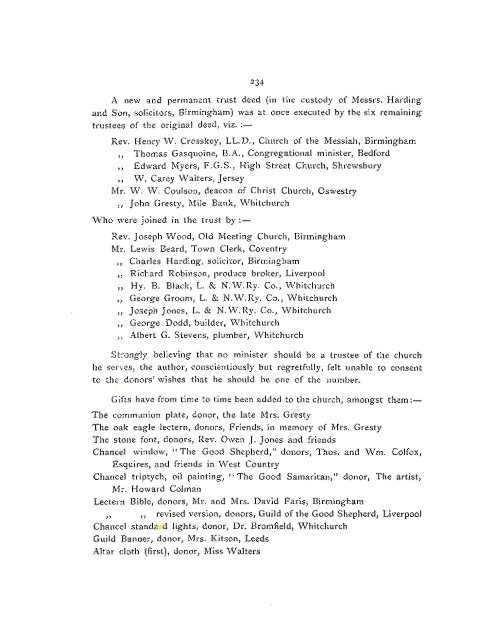Midland Churches: A History of the Congregations on - General ...