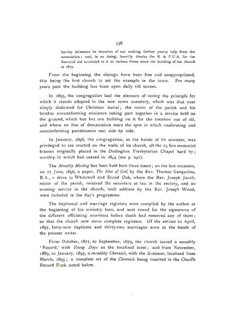 Midland Churches: A History of the Congregations on - General ...