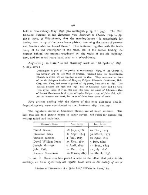 Midland Churches: A History of the Congregations on - General ...