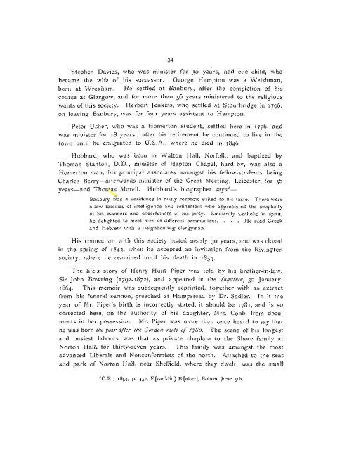Midland Churches: A History of the Congregations on - General ...