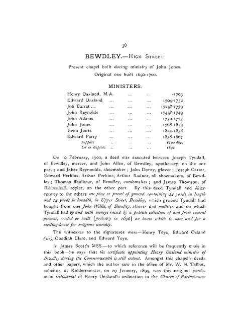 Midland Churches: A History of the Congregations on - General ...