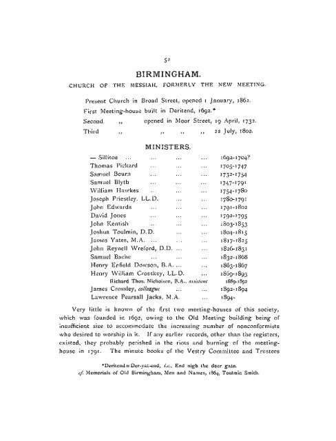Midland Churches: A History of the Congregations on - General ...