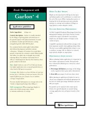 Garlon 4 Brush Management - TrueNorth Specialty Products